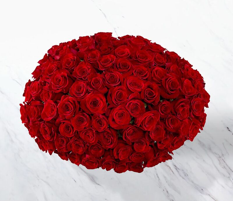 100 Premium Long-Stemmed Roses Breathless Luxury Rose Bouquet b1370 ...