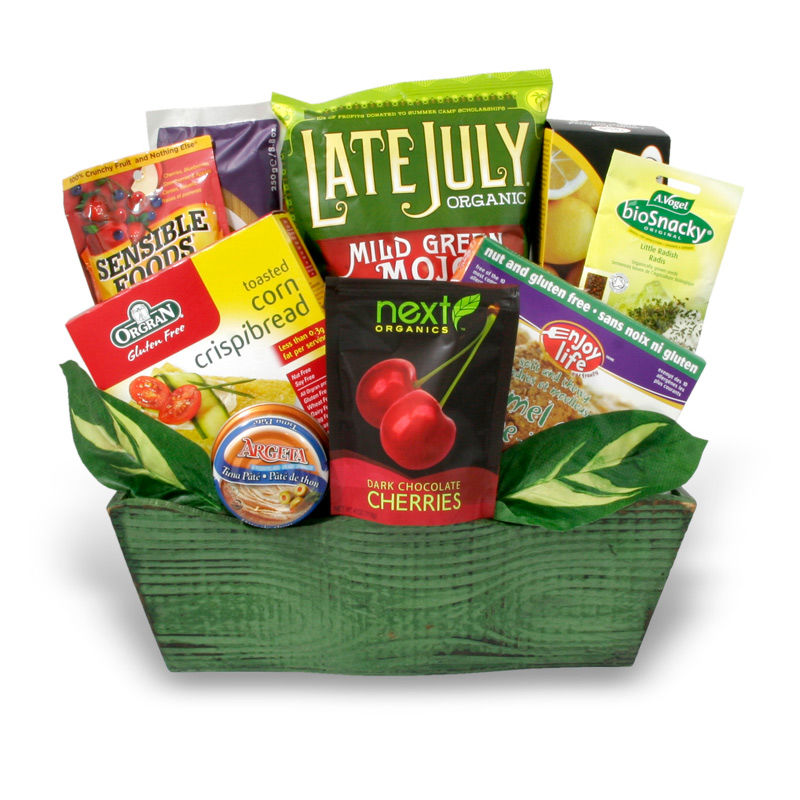 Healthy Organic Snack Gift Basket b1708 Online Gift Delivery